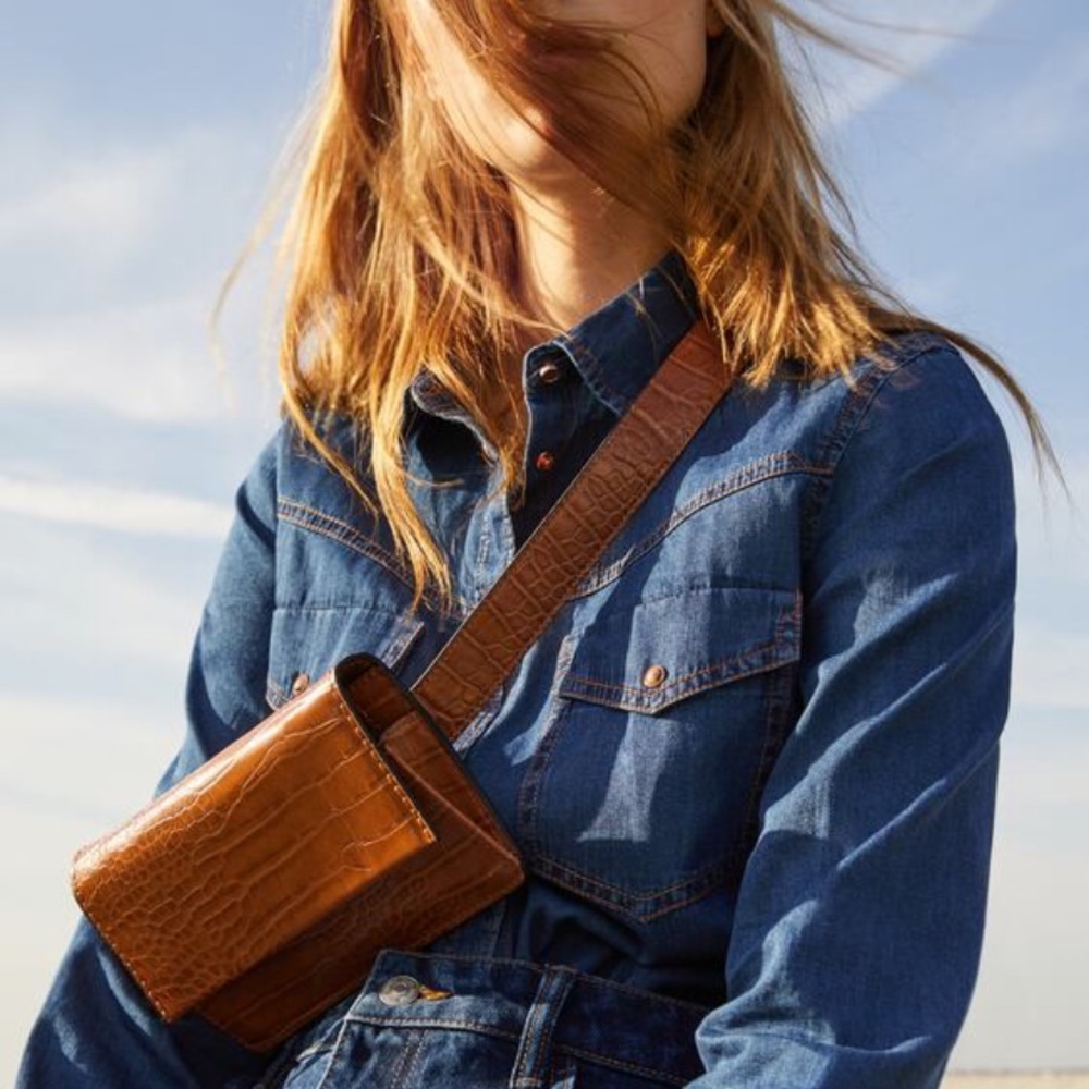 Zara Croc Belt bag